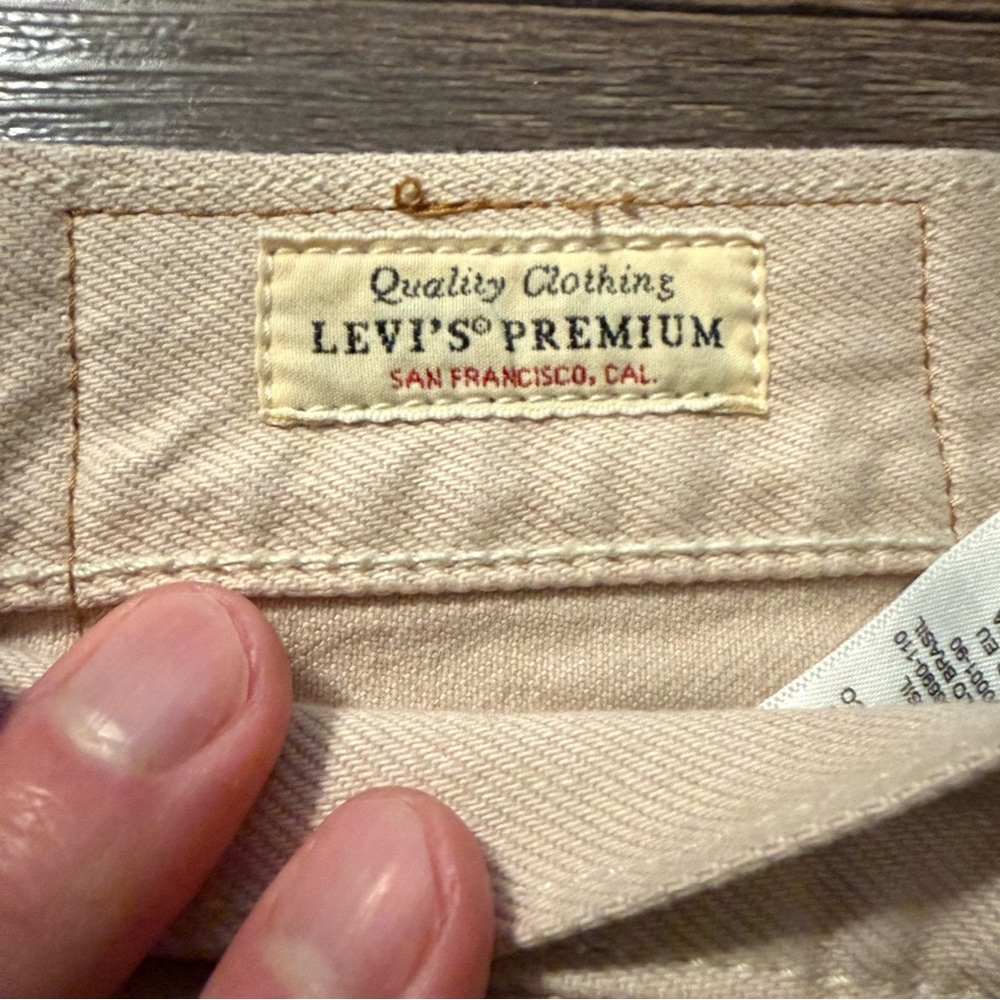 Tan Levis 501 93 straight jeans - Picture 3 of 4